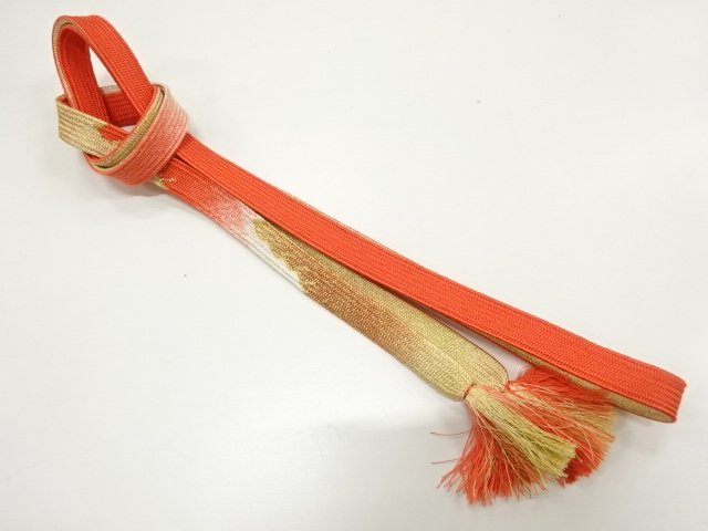 JAPANESE KIMONO / HANDTIED OBIJIME CORD